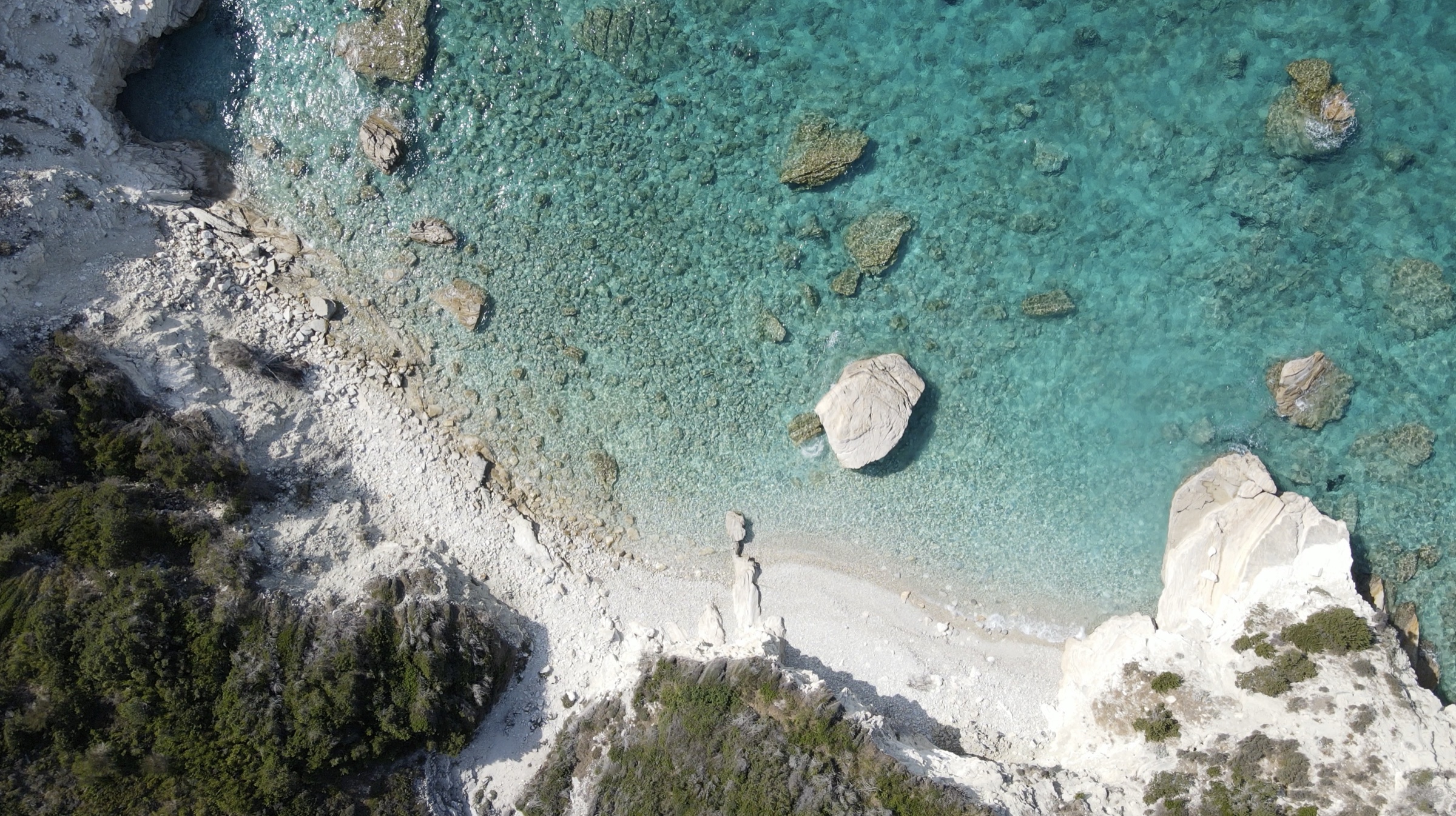Lakka harbor at sunset